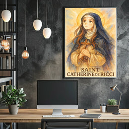 Saint Catherine De Ricci Patron Saint Heritage Poster