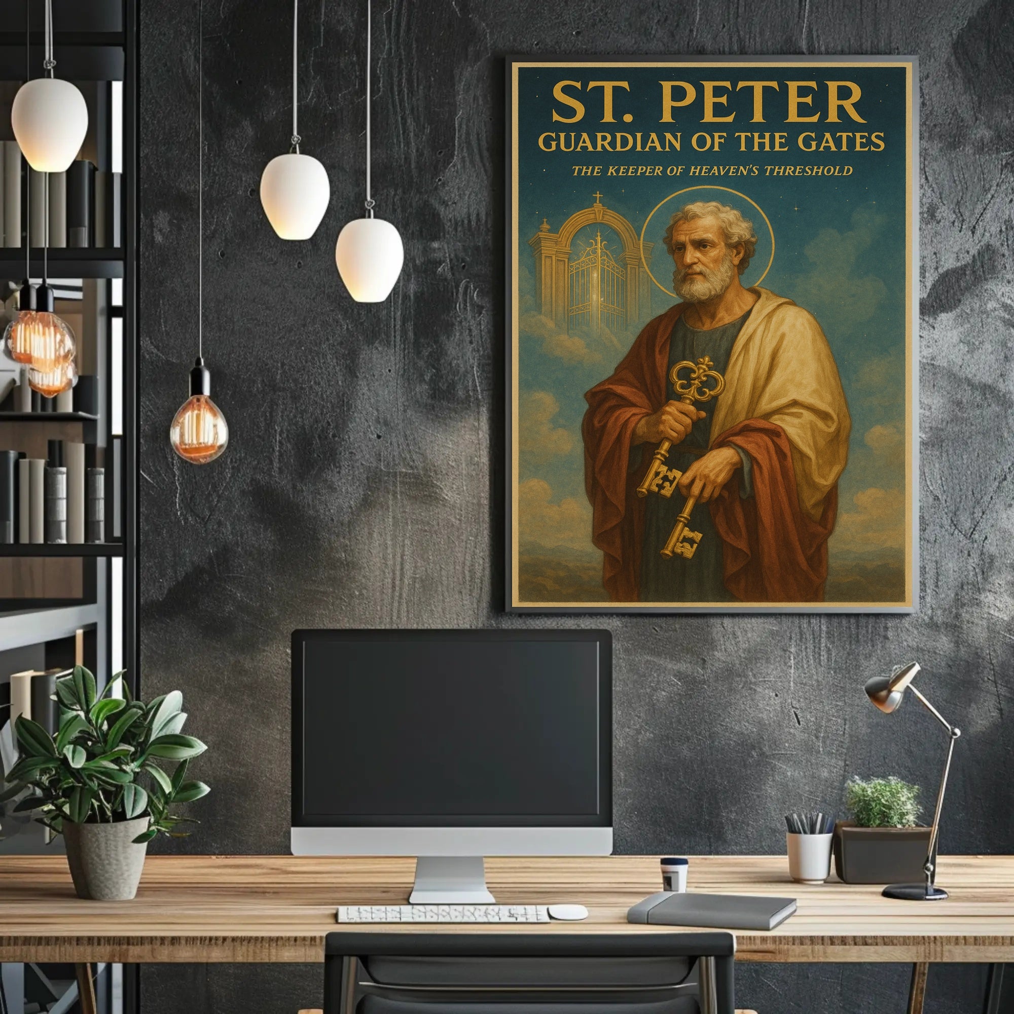 St. Peter Guardian Of The Gates Poster