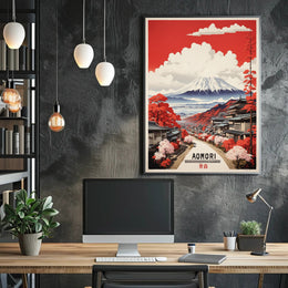 Traditional Aomori Scene Japanese Travel Poster