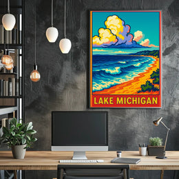 Lake Michigan Scenic Poster