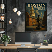 Boston Freedom Trail Poster