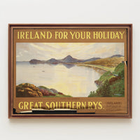 Ireland Killiney Bay Vintage Art Poster PosterGoat
