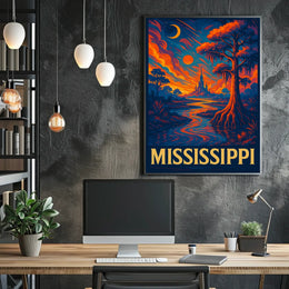 Mississippi Dreamscape Poster