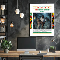 Black History Fugitive Slave Act Heritage Poster