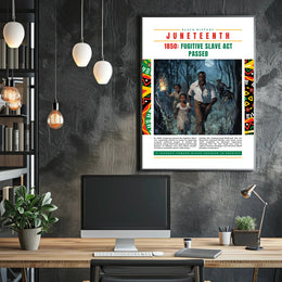 Black History Fugitive Slave Act Heritage Poster