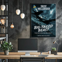 Big-Tailed Beast Curtiss SB2C Helldiver Poster