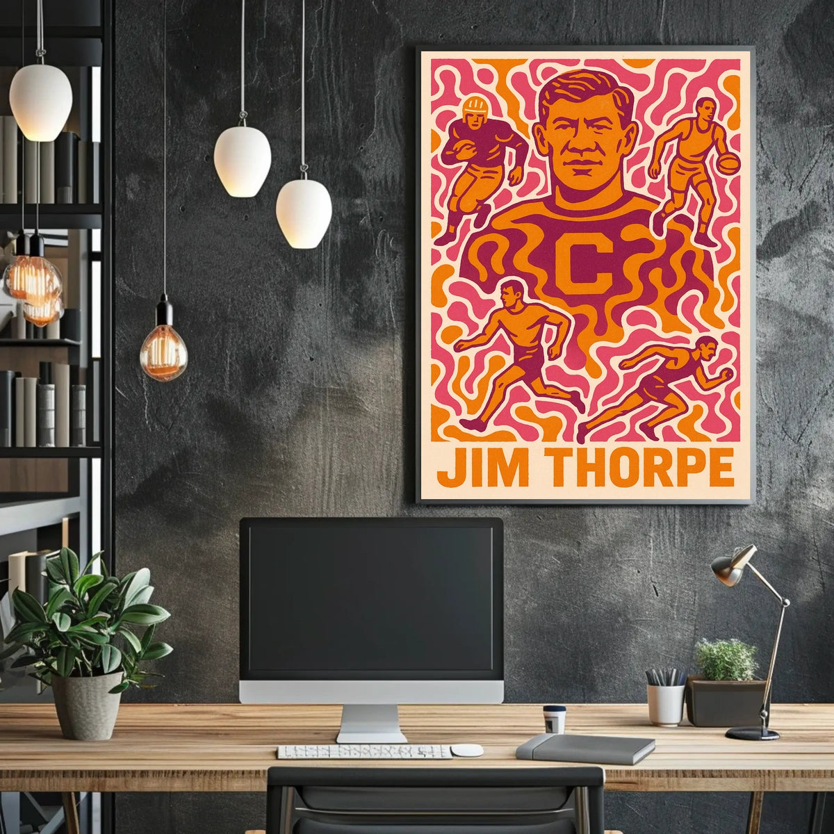 Jim Thorpe Athletic Legend Poster