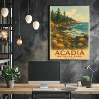 Acadia National Park Maine Poster