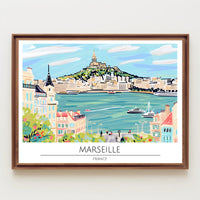 Scenic View of Marseille Poster PosterGoat