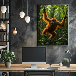 Orangutan in the Wild Poster