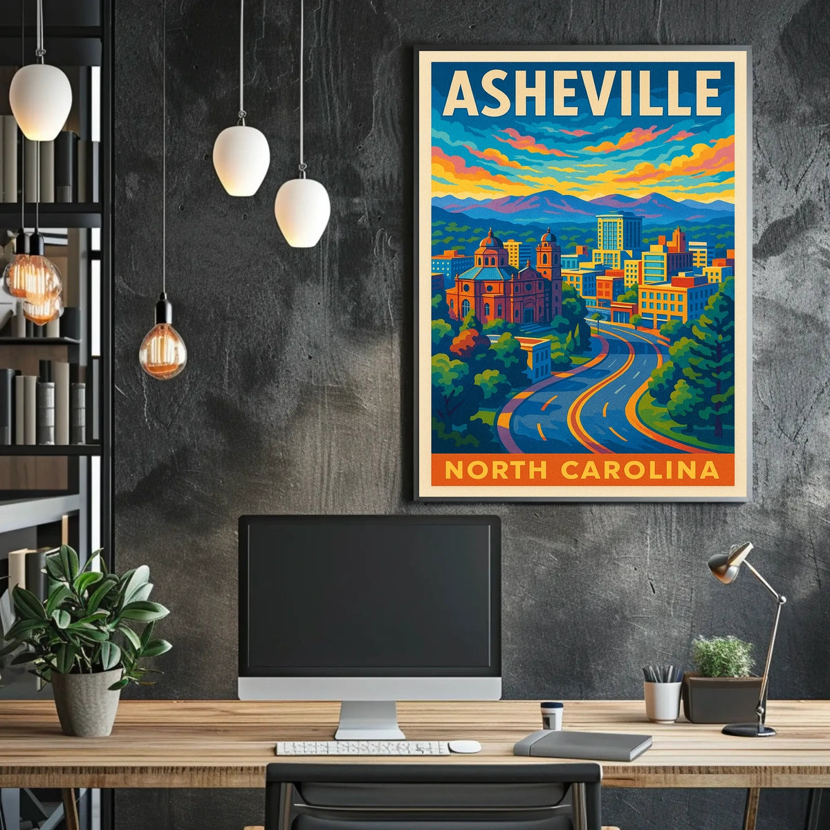 Asheville, North Carolina Poster