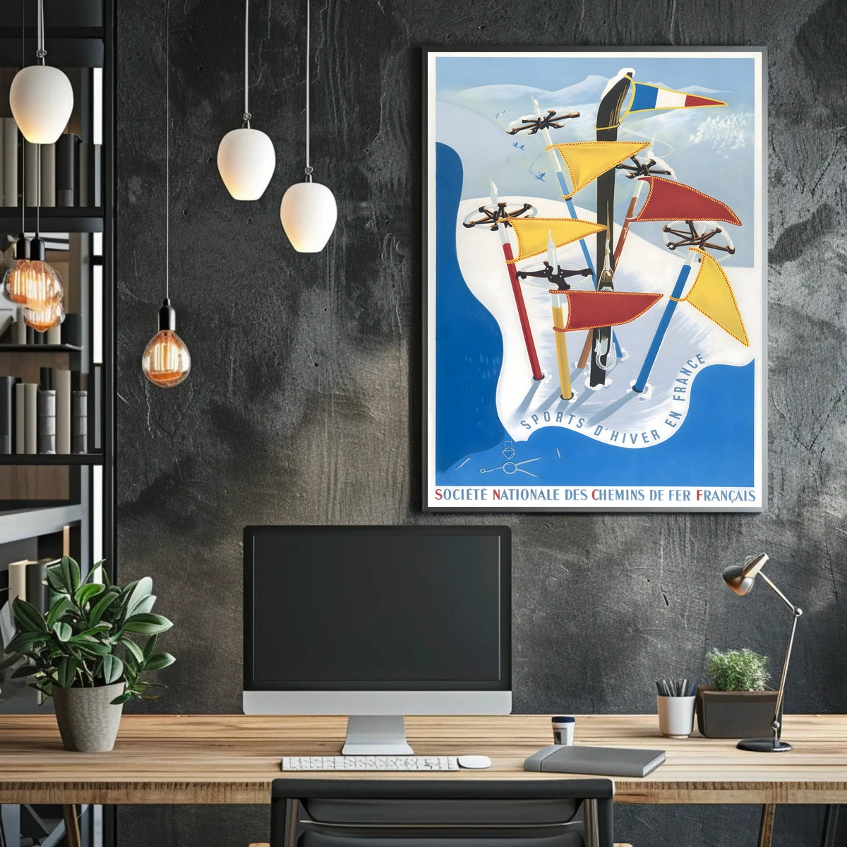 Winter Sports In France Poster