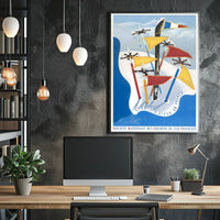 Winter Sports In France Poster