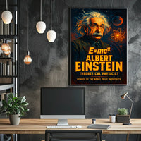 Albert Einstein Nobel Prize In Physics Poster