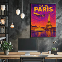 Fly To Paris Poster