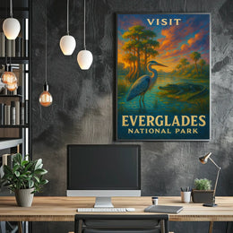 Visit Everglades National Park Poster