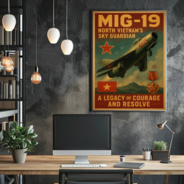 MiG-19 North Vietnams Sky Guardian Poster