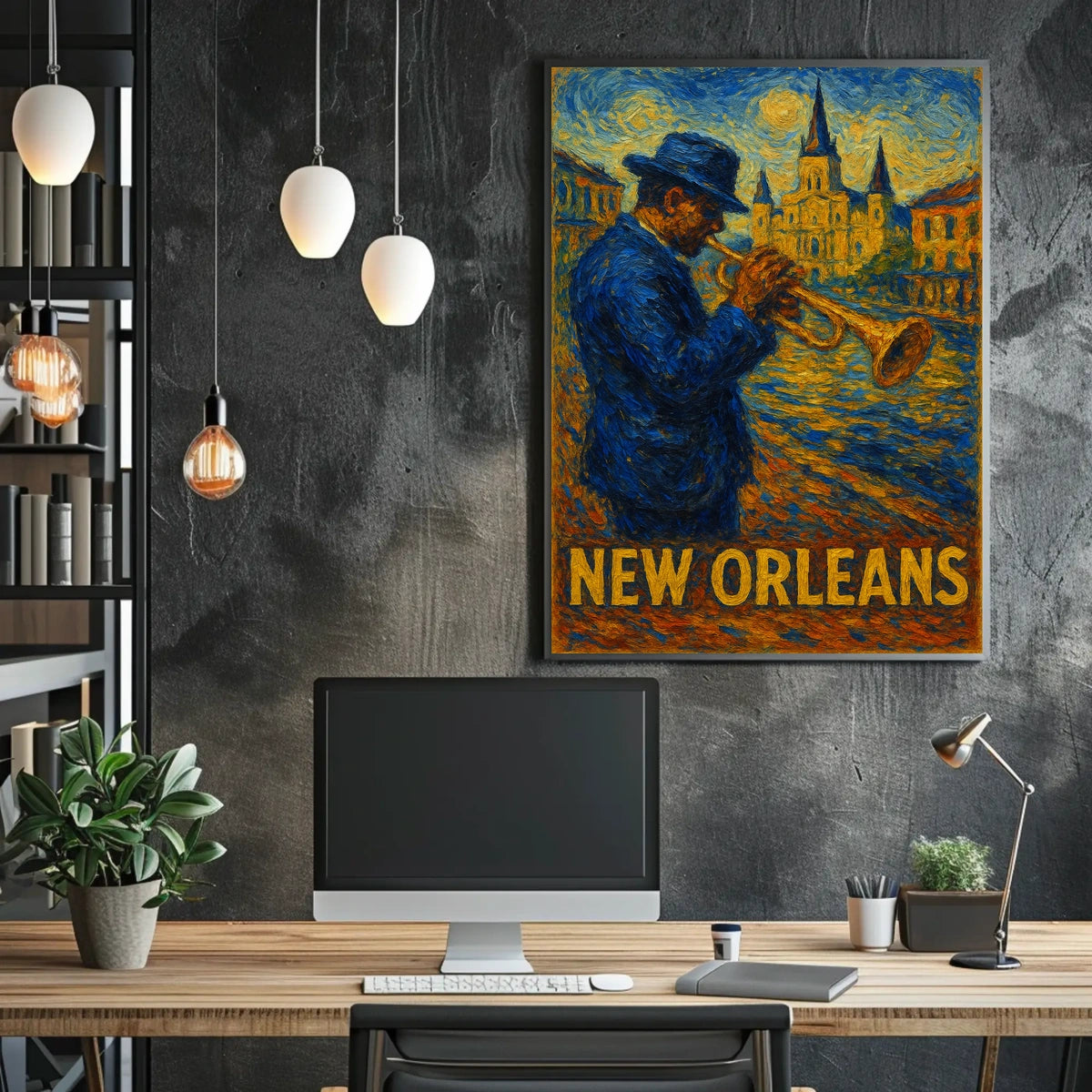 New Orleans Jazz Night Poster