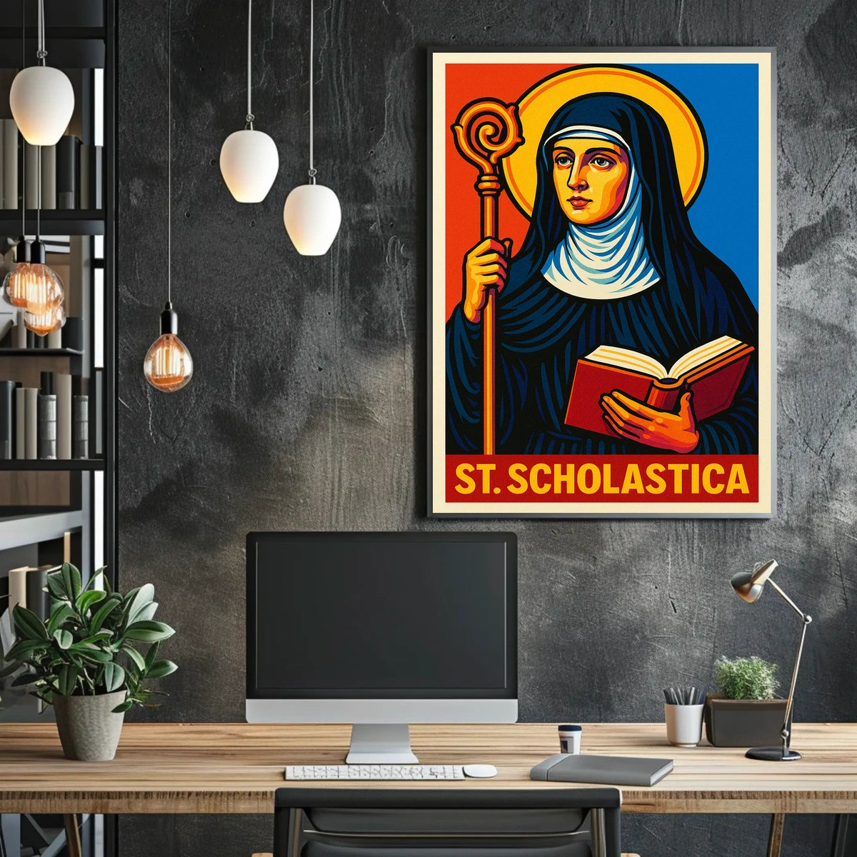 St. Scholastica Poster