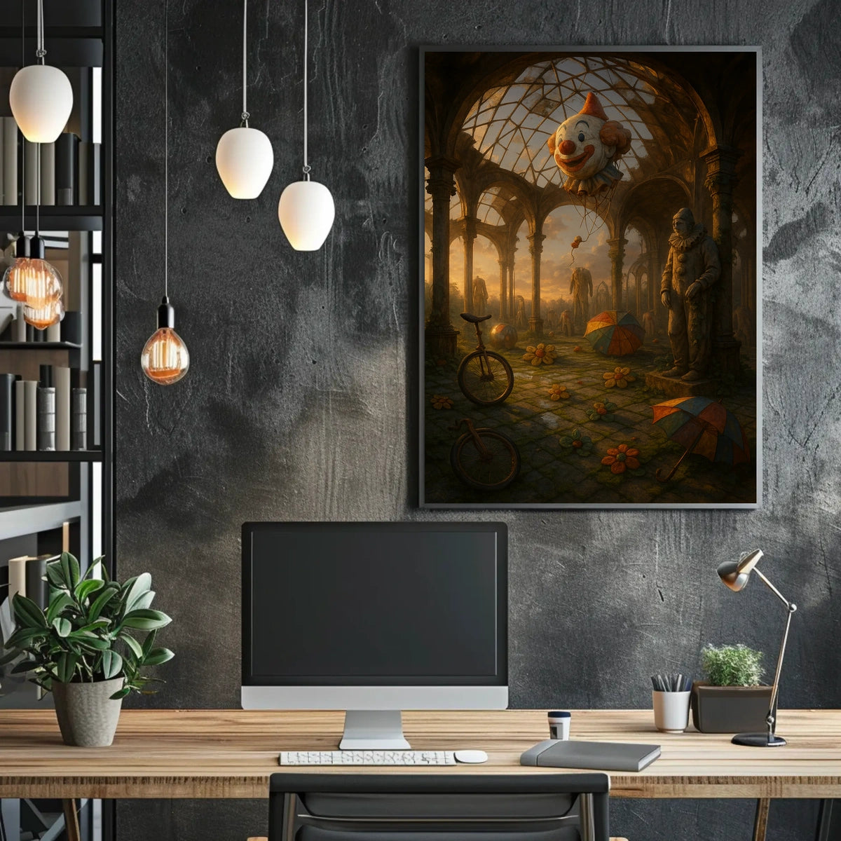 Surreal Circus Ruins Surreal Poster
