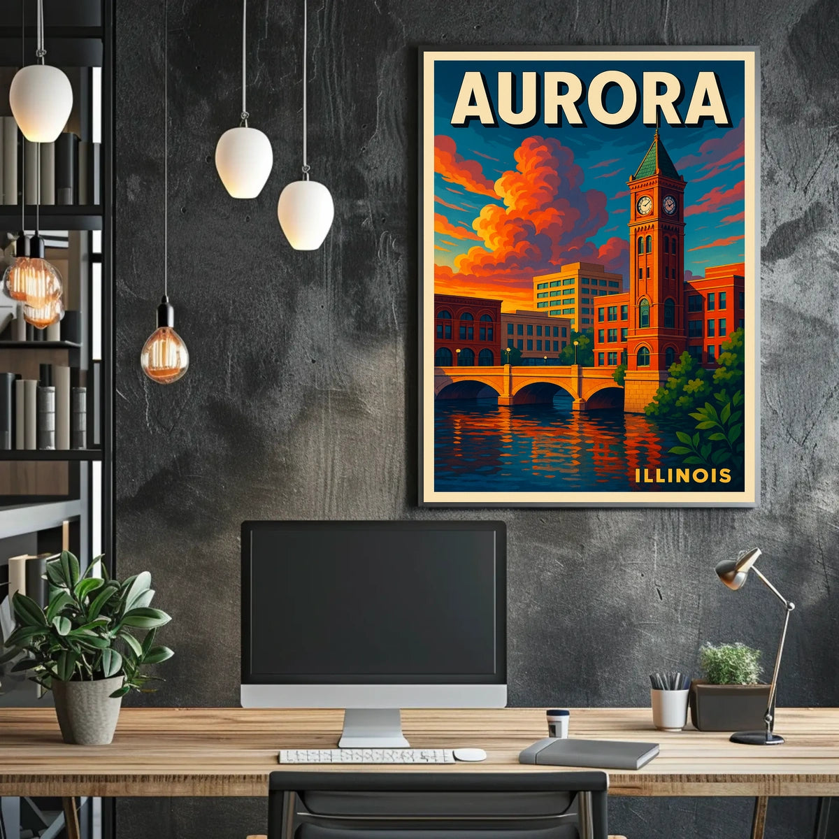 Aurora, Illinois Poster