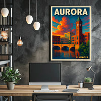 Aurora, Illinois Poster