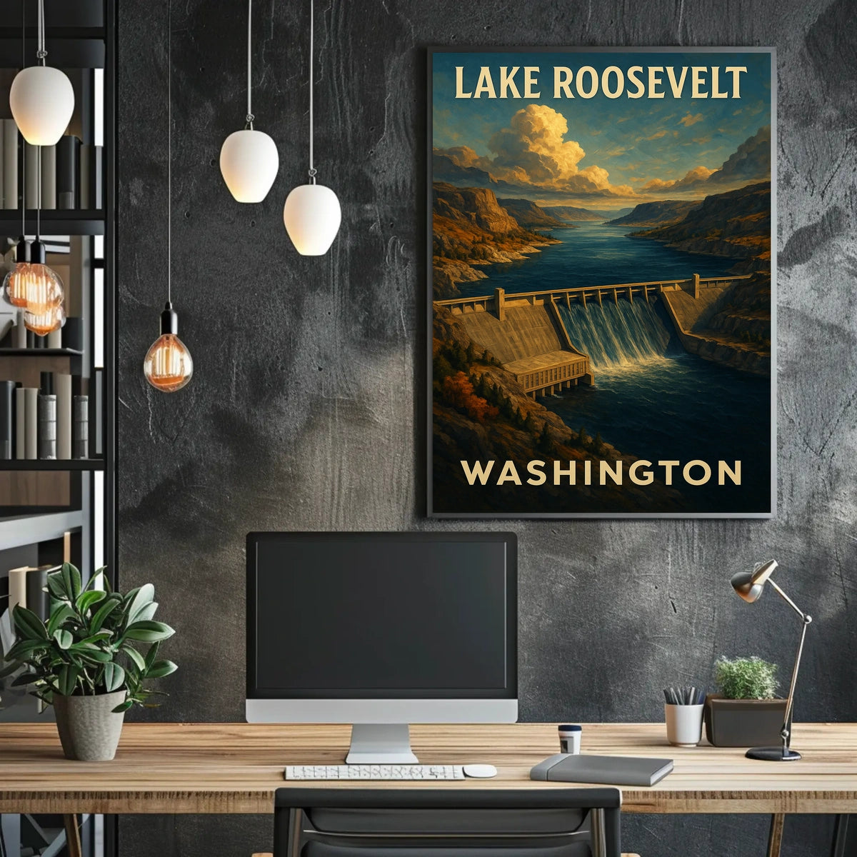 Lake Roosevelt Washington Poster
