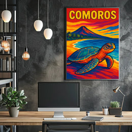 Comoros Coastal Beauty Poster