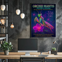 Orchid Mantis Natures Enigma Poster