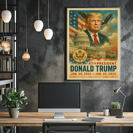 Donald Trump Visionary Change Pop Art Patriotic Poster