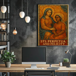 Saints Perpetua And Felicity Poster