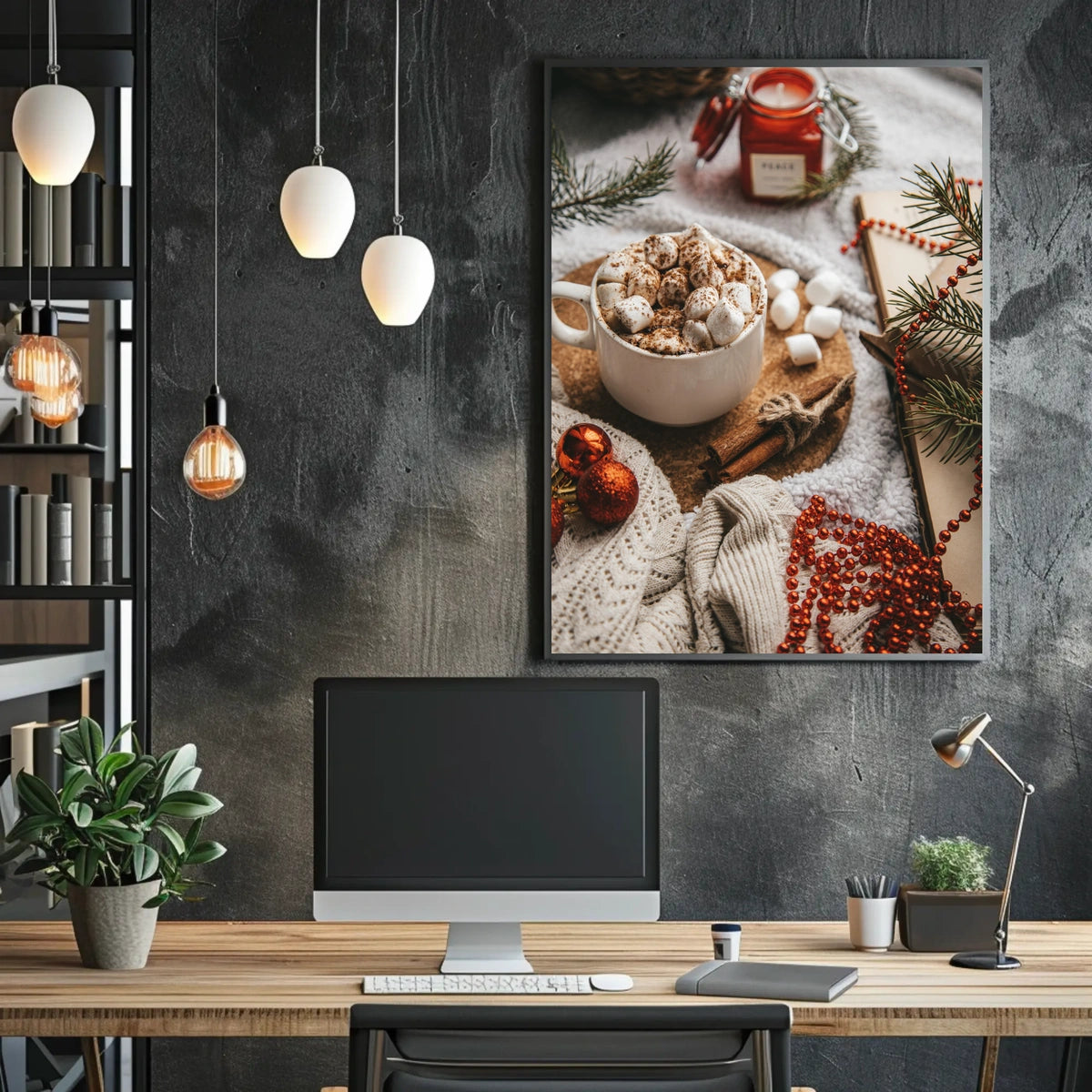 Cozy Winter Vibes Poster