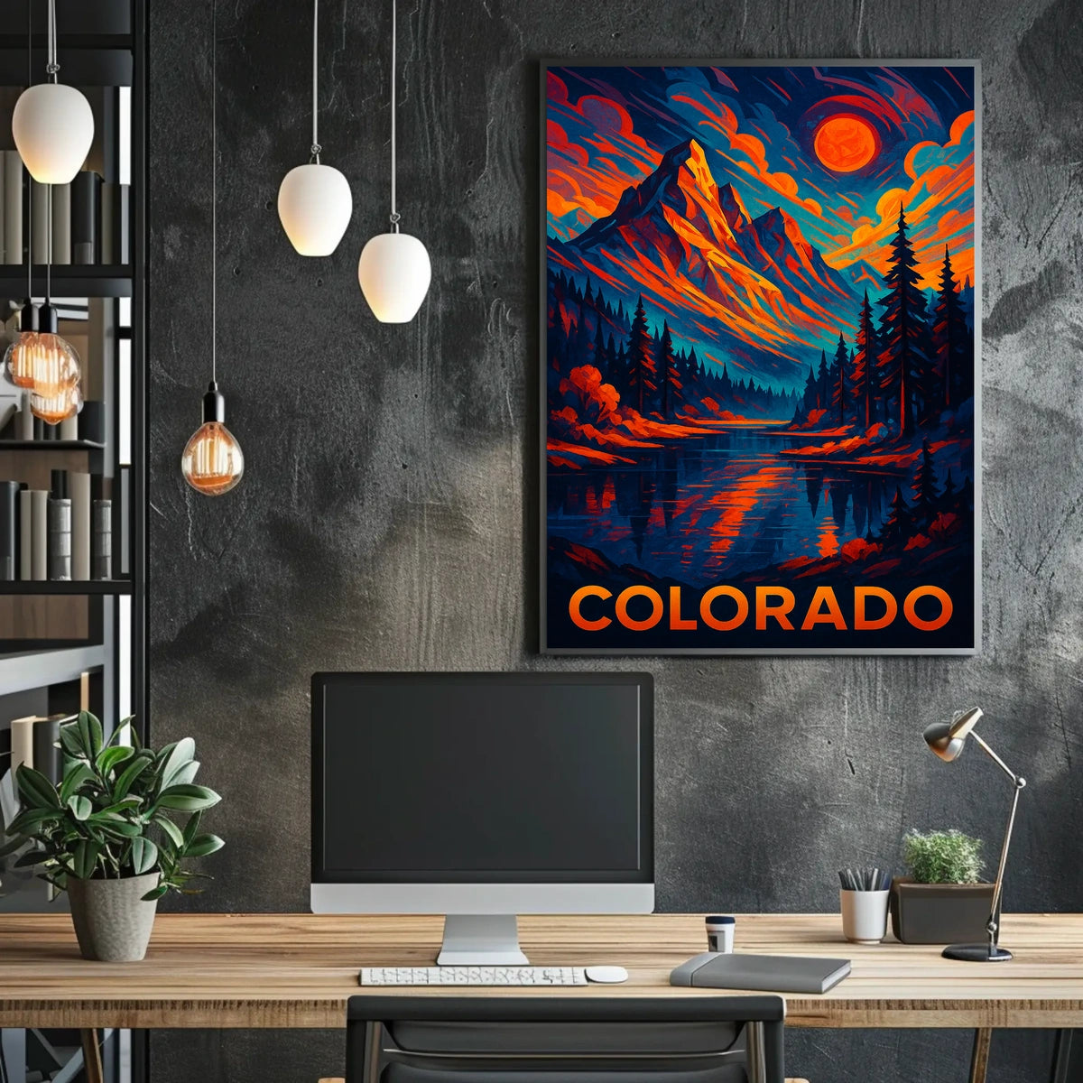 Colorado A Vibrant Landscape Poster