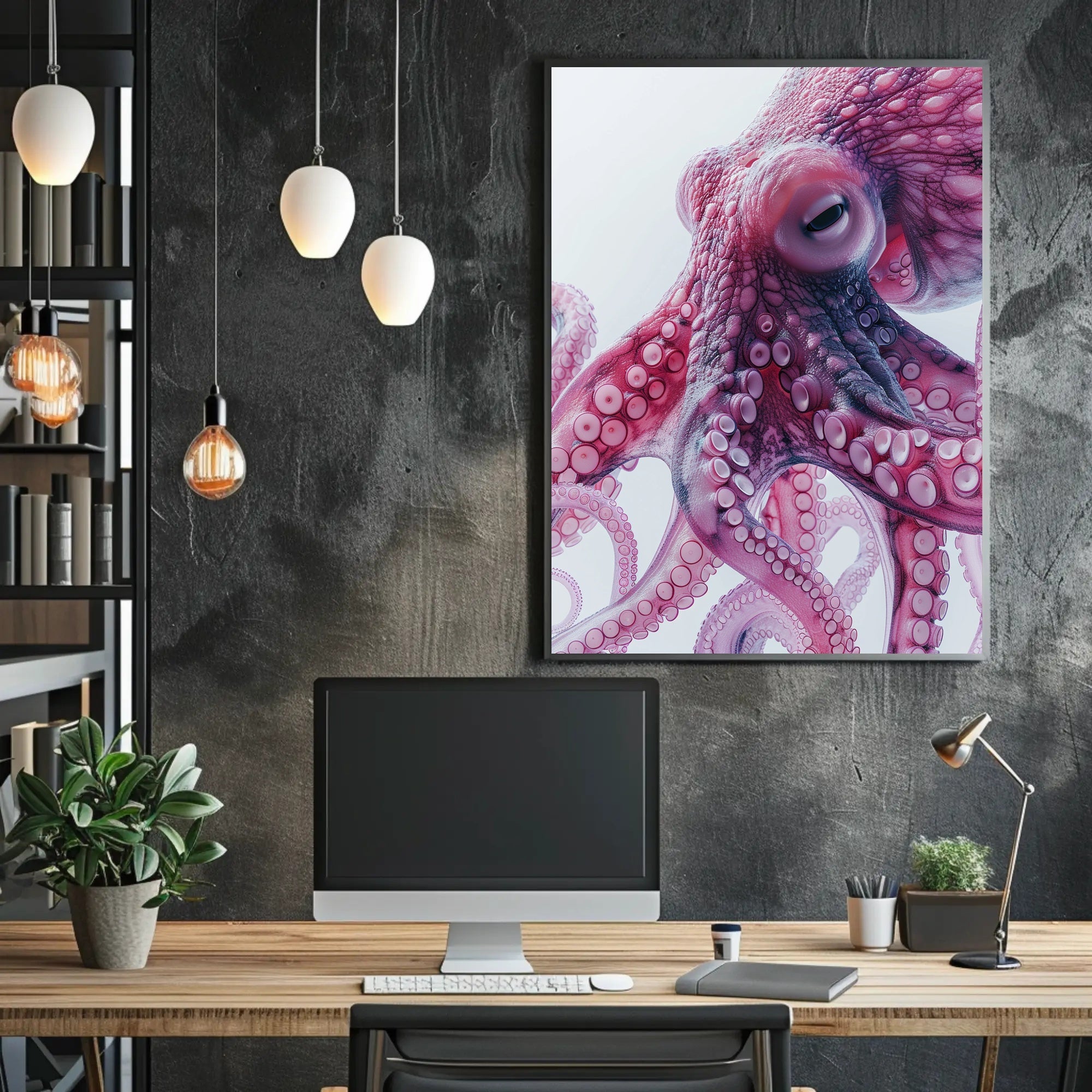 Mesmerizing Octopus Art Print Poster for Home Decor Enthusiasts PosterGoat
