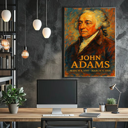 John Adams 2Nd President Poster