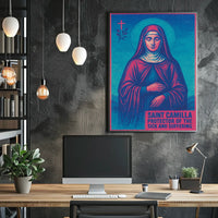 Saint Camilla Protector of the Sick and Suffering Poster