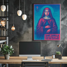 Saint Camilla Protector of the Sick and Suffering Poster