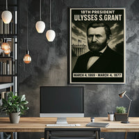 Ulysses S. Grant 18Th President Poster