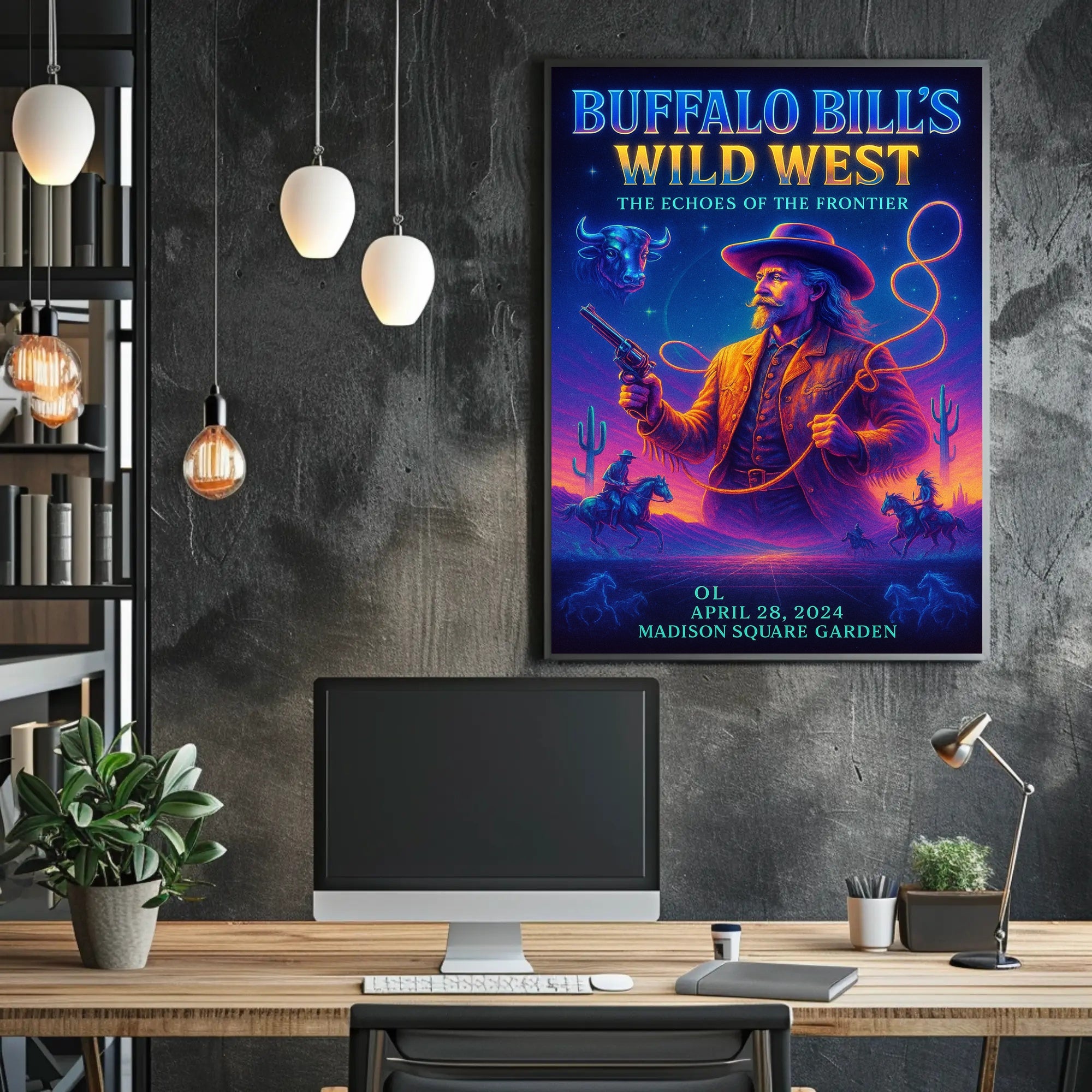 Buffalo Bill's Wild West Show Poster Art Print PosterGoat