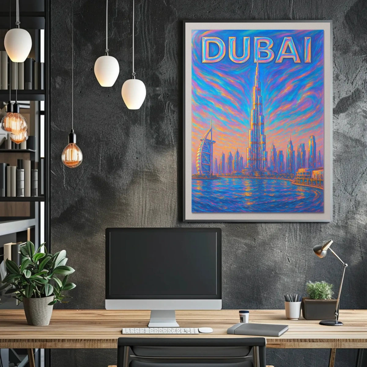 Dubai Skyline Poster