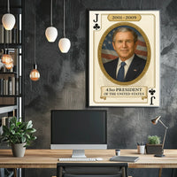 Forty Third President Of The United States Portrait Poster