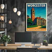Worcester Massachusetts Poster