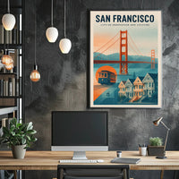 San Francisco  City of Innovation and Culture Poster PosterGoat