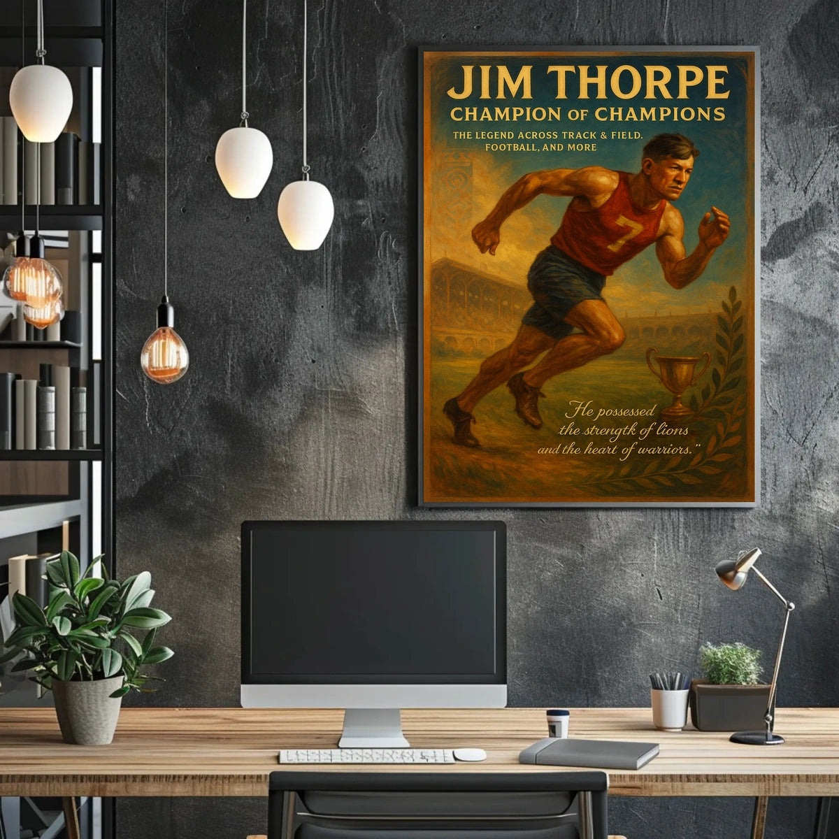 Jim Thorpe The Ultimate Sports Legend Poster