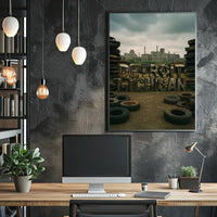 Detroit, Michigan Industrial Legacy Poster