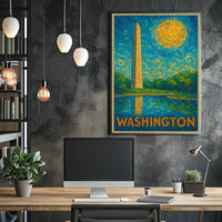 Washington Monument Mosaic Poster