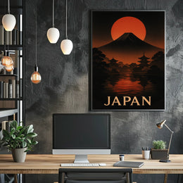 Japan Land of the Rising Sun Poster