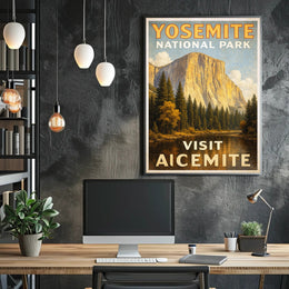 Yosemite National Park Poster PosterGoat