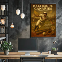 Baltimore Canaries Pioneers Of Poster