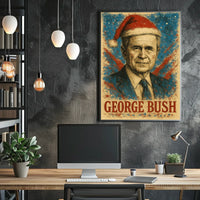 George H. W. Bush 41st President of the United States Christmas SeriesPoster